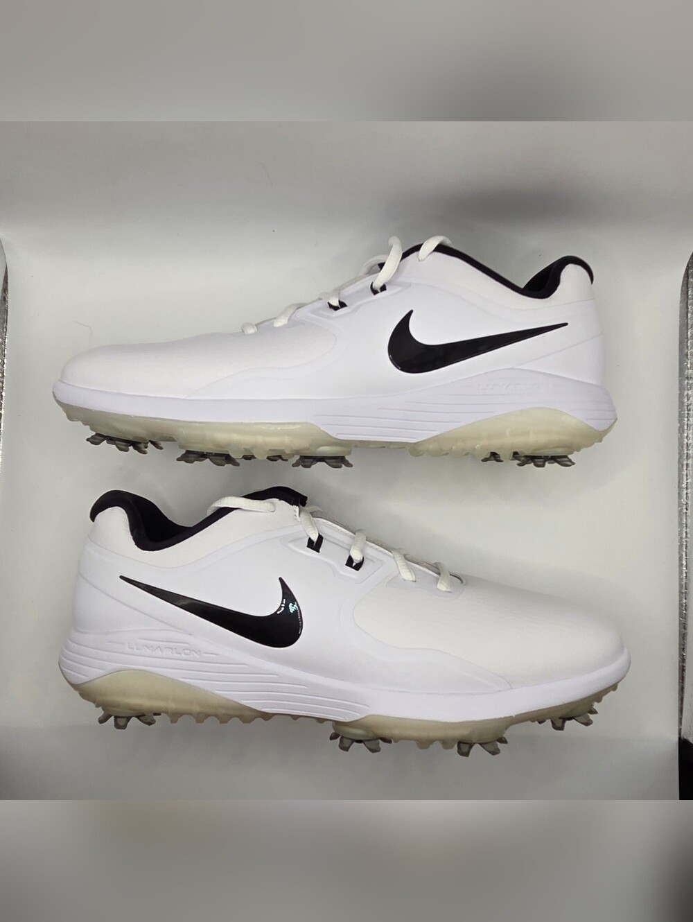 Nike Vapor Pro White and Black Golf Shoes